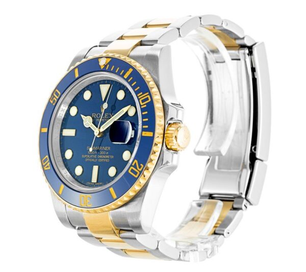 Photo 5 - Men Replica Rolex Rolex Submariner Ref.116613LB 40mm Blue Dial