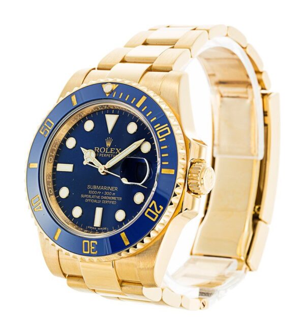 Photo 3 - Men Replica Rolex Rolex Submariner Ref.116618LB 40mm Blue Dial