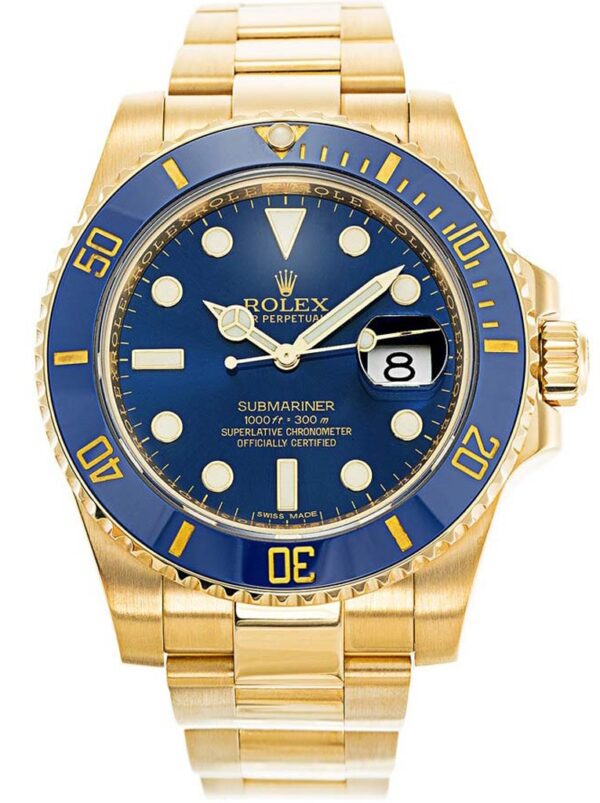 Photo 3 - Men Replica Rolex Rolex Submariner Ref.116618LB 40mm Blue Dial