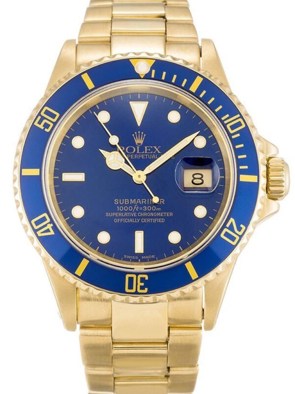 Photo 2 - Men Replica Rolex Rolex Submariner Ref.16618 40mm Blue Dial