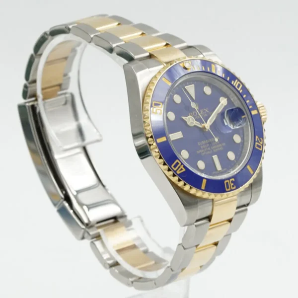 Photo 4 - Men Replica Rolex Rolex Submariner Ref.116613LB 40mm Blue Dial