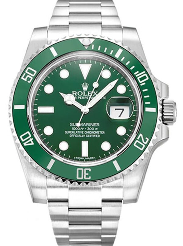 Photo 2 - Men Replica Rolex Rolex Submariner Ref.116610LV 40mm Hulk