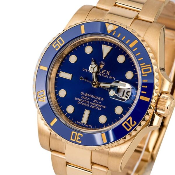 Photo 3 - Men Replica Rolex Rolex Submariner Ref.116618LB 41mm Blue Dial