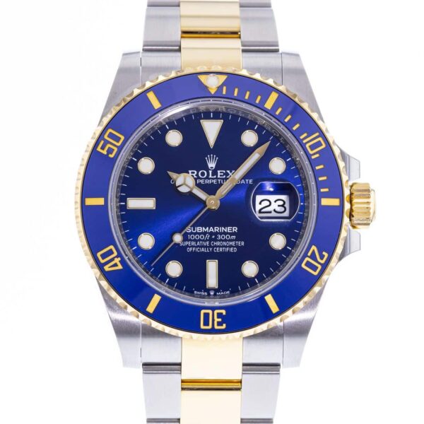 Photo 3 - Men Replica Rolex Rolex Submariner Ref.126613LB 41mm Blue Dial