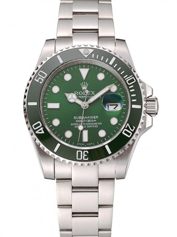 Photo 2 - Men Replica Rolex Rolex Submariner 41mm Dial Green Ref.1454069