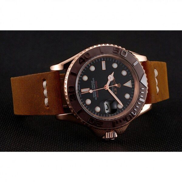 Photo 4 - Men Replica Rolex Rolex Yacht-Master 41mm Dial Black Ref.1453860