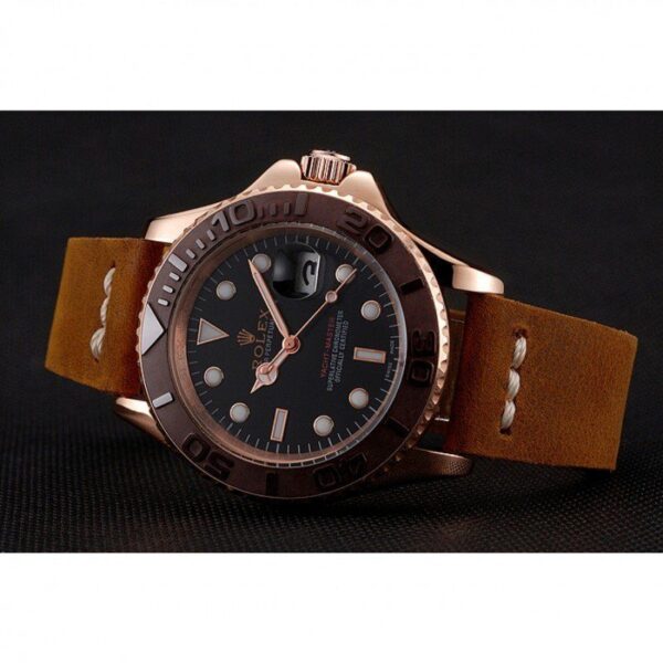 Photo 5 - Men Replica Rolex Rolex Yacht-Master 41mm Dial Black Ref.1453860