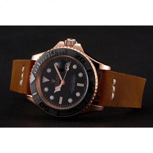 Photo 4 - Men Replica Rolex Rolex Yacht-Master 41mm Dial Black Ref.1453861