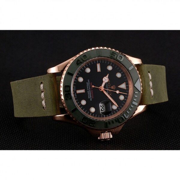 Photo 4 - Men Replica Rolex Rolex Yacht-Master 41mm Dial Black Ref.1453862