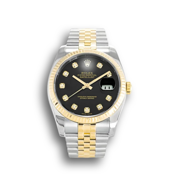 Photo 1 - Men Replica Rolex Rolex Datejust Ref.116233 36mm Black Dial