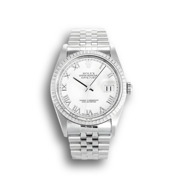 Photo 1 - Men Replica Rolex Rolex Datejust Ref.16220 36mm White Dial