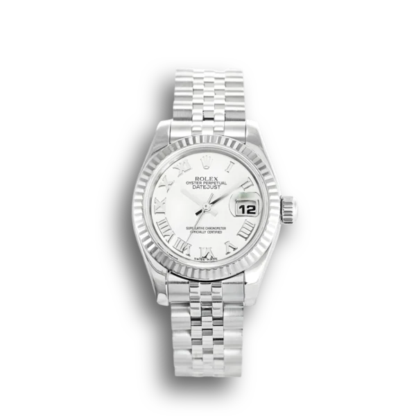 Photo 1 - Women Replica Rolex Rolex Datejust Ref.179174 26mm White Dial