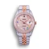 Replica Rolex Datejust 126300 Full-Diamond Arabic Dial 41mm - Best shop to buy a Fake Rolex