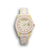 Replica Rolex Day-Date 118346 36mm Yellow Gold Dial with diamonds - Best shop to buy a Fake Rolex