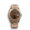 Replica Rolex Day-Date 128238 36mm Chocolate Dial Rose Gold - Best shop to buy a Fake Rolex