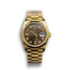 Replica Rolex Day-Date 128238 36mm Chocolate Dial Yellow Gold - Best shop to buy a Fake Rolex