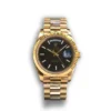 Replica Rolex Day-Date m228238 Black Dial Fluted Bezel - Best shop to buy a Fake Rolex