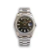 Replica Rolex Day-Date m228238 Black Dial Stainless Steel - Best shop to buy a Fake Rolex
