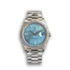 Replica Rolex Day-Date m228238 Ice Blue Dial Stainless Steel - Best shop to buy a Fake Rolex