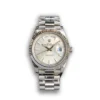Replica Rolex Day-Date m228238 Silver Dial Fluted Bezel - Best shop to buy a Fake Rolex