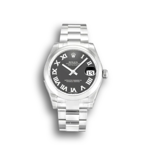 Replica Rolex Lady-Datejust 178240 Mid-Size 31mm Black Dial - Best shop to buy a Fake Rolex