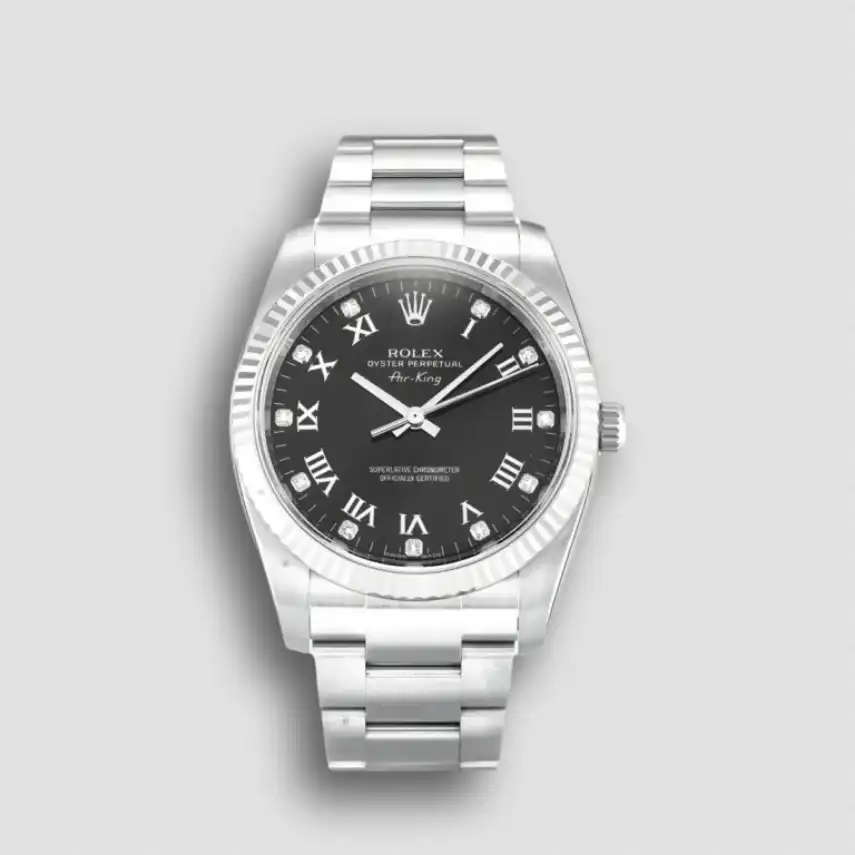 Rolex Air-King 38mm Dial Black