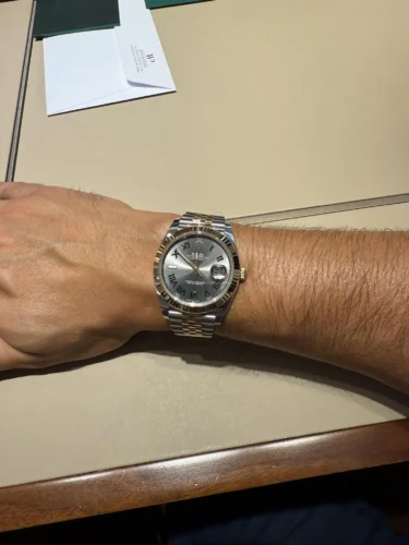 Replica Rolex Datejust 41mm Rhodium Dial 126333 "Wimbledon" Flutted / Jubilee photo review