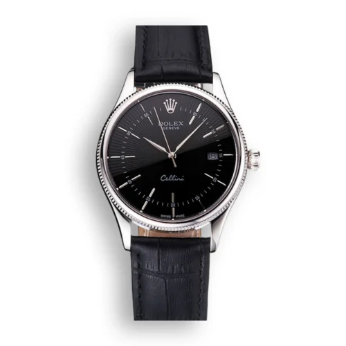 Replica Rolex Cellini 38mm Black Dial REP016796 - Best shop to buy a Fake Rolex