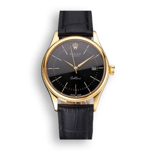 Replica Rolex Cellini 38mm Black Dial REP016807 - Best shop to buy a Fake Rolex