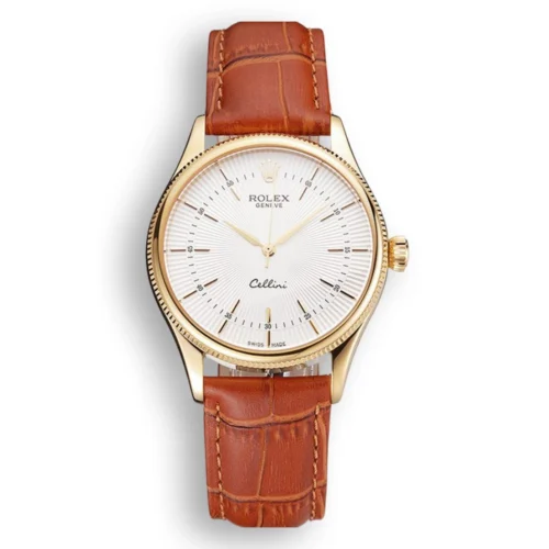Replica Rolex Cellini 38mm White Dial REP016793 - Best shop to buy a Fake Rolex