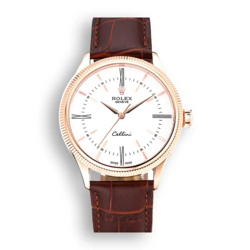 Replica Rolex Cellini 39mm White Dial 622655 - Best shop to buy a Fake Rolex