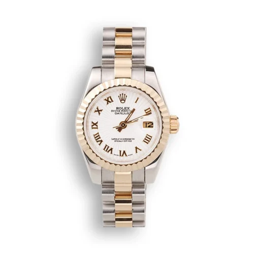 Replica Rolex Datejust 26mm White Dial SRL104 - Best shop to buy a Fake Rolex