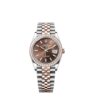 Replica Rolex Datejust 36 mm Chocolate Dial 126281RBR - Best shop to buy a Fake Rolex