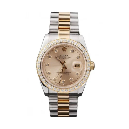 Replica Rolex Datejust 36mm Gold Dial SRL40 - Best shop to buy a Fake Rolex