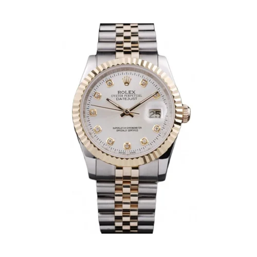 Replica Rolex Datejust 36mm White Dial SRL10 - Best shop to buy a Fake Rolex
