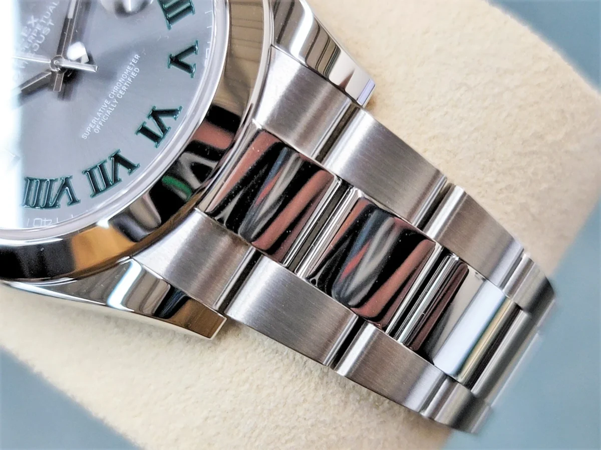 Replica Rolex Datejust 41mm Rhodium Dial 126300 "Wimbledon" Oyster - Best shop to buy a Fake Rolex