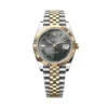 Replica Rolex Datejust 41mm Rhodium Dial 126333 "Wimbledon" Flutted / Jubilee - Best shop to buy a Fake Rolex