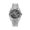 Replica Rolex Datejust 41mm Rhodium Dial 126334 "Wimbledon" Flutted / Jubilee - Best shop to buy a Fake Rolex