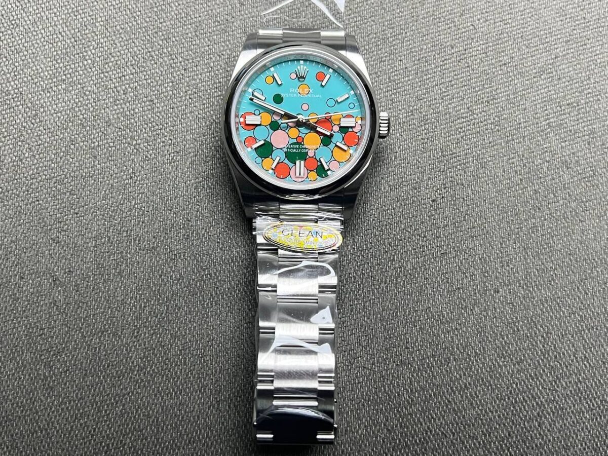 Replica Rolex Day-Date 36 mm Turquoise Dial 126000 - Best shop to buy a Fake Rolex