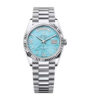 Replica Rolex Day-Date 36 mm Turquoise Dial 128236 - Best shop to buy a Fake Rolex