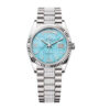 Replica Rolex Day-Date 36 mm Turquoise Dial 128239 - Best shop to buy a Fake Rolex
