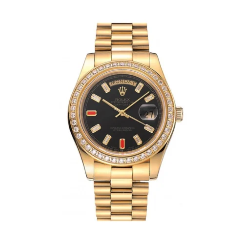 Replica Rolex Day-Date 36mm Black Dial 1454101