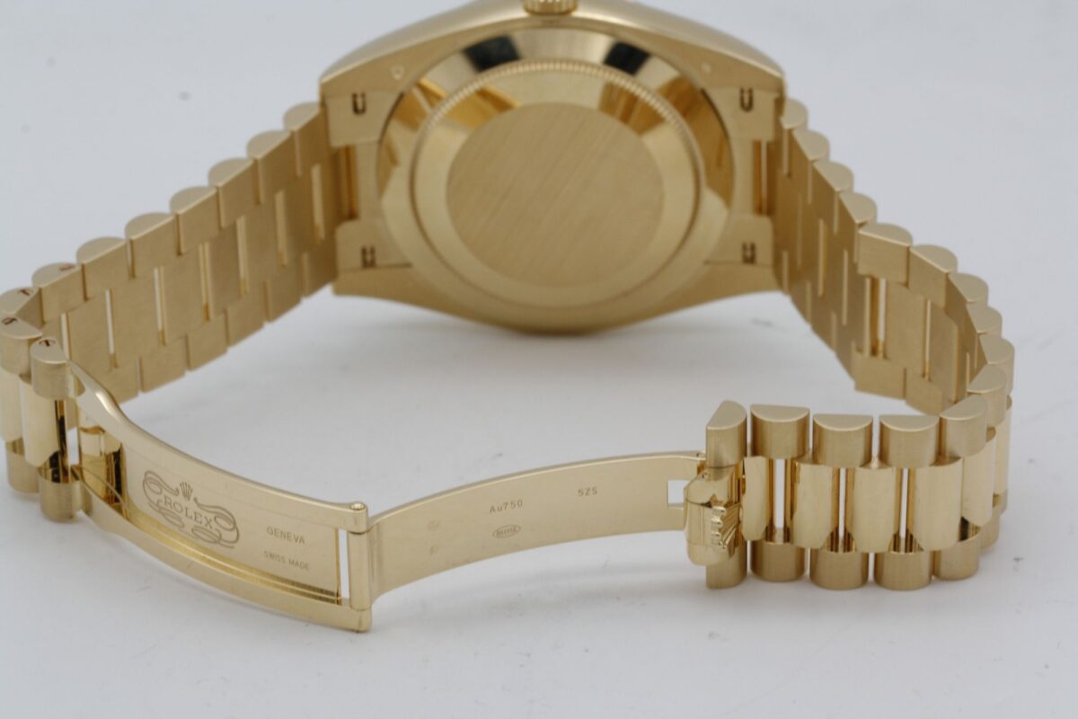 Replica Rolex Day-Date 40 mm Black Dial 228238 - Best shop to buy a Fake Rolex