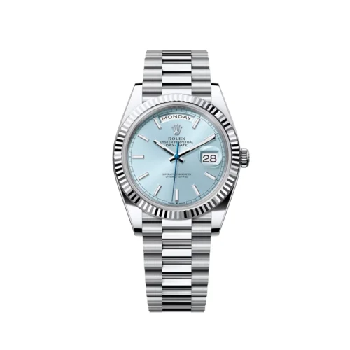 Replica Rolex Day-Date 40 mm Ice blue Dial 228236