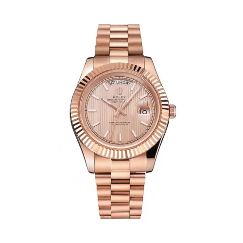 Replica Rolex Day-Date 41mm Rose-Gold Dial REP016823