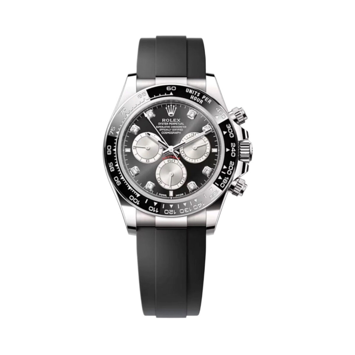 Replica Rolex Daytona 40 mm Bright black Dial 126519LN - Best shop to buy a Fake Rolex