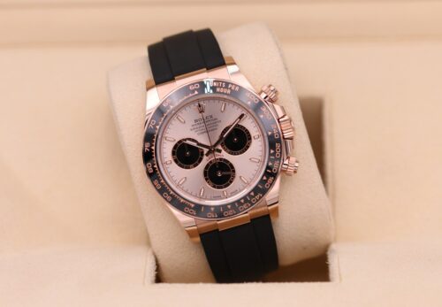 Replica Rolex Daytona 40 mm Sundust Dial in Everose Gold 126515LN - Best shop to buy a Fake Rolex