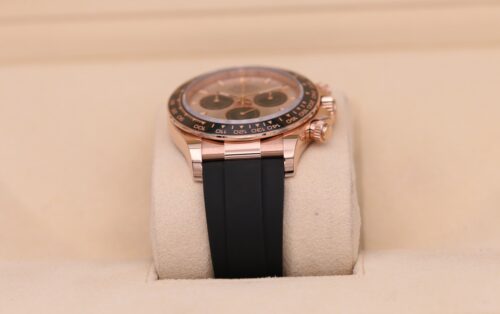 Replica Rolex Daytona 40 mm Sundust Dial in Everose Gold 126515LN - Best shop to buy a Fake Rolex