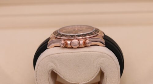 Replica Rolex Daytona 40 mm Sundust Dial in Everose Gold 126515LN - Best shop to buy a Fake Rolex