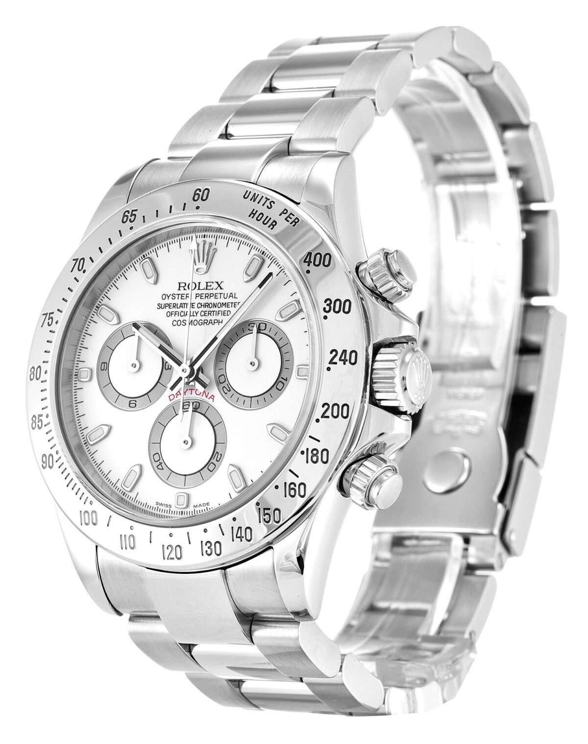 Replica Rolex Daytona 40mm White Dial 116520 - Best shop to buy a Fake Rolex